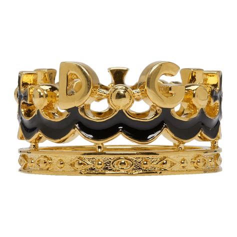 Gold Dolce & Gabbana Rings for Men 